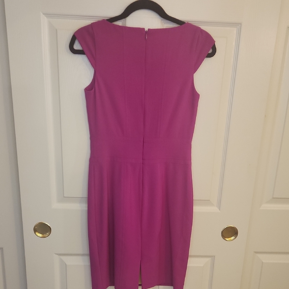 Marc New York Women's Pink Fuchsia Belted Sheath Dress Size 2 - Picture 7 of 14